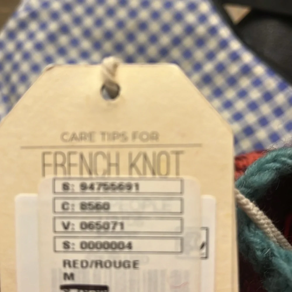 Free people X French knot dog sweater new with tags size medium Knit Dog Sweater
